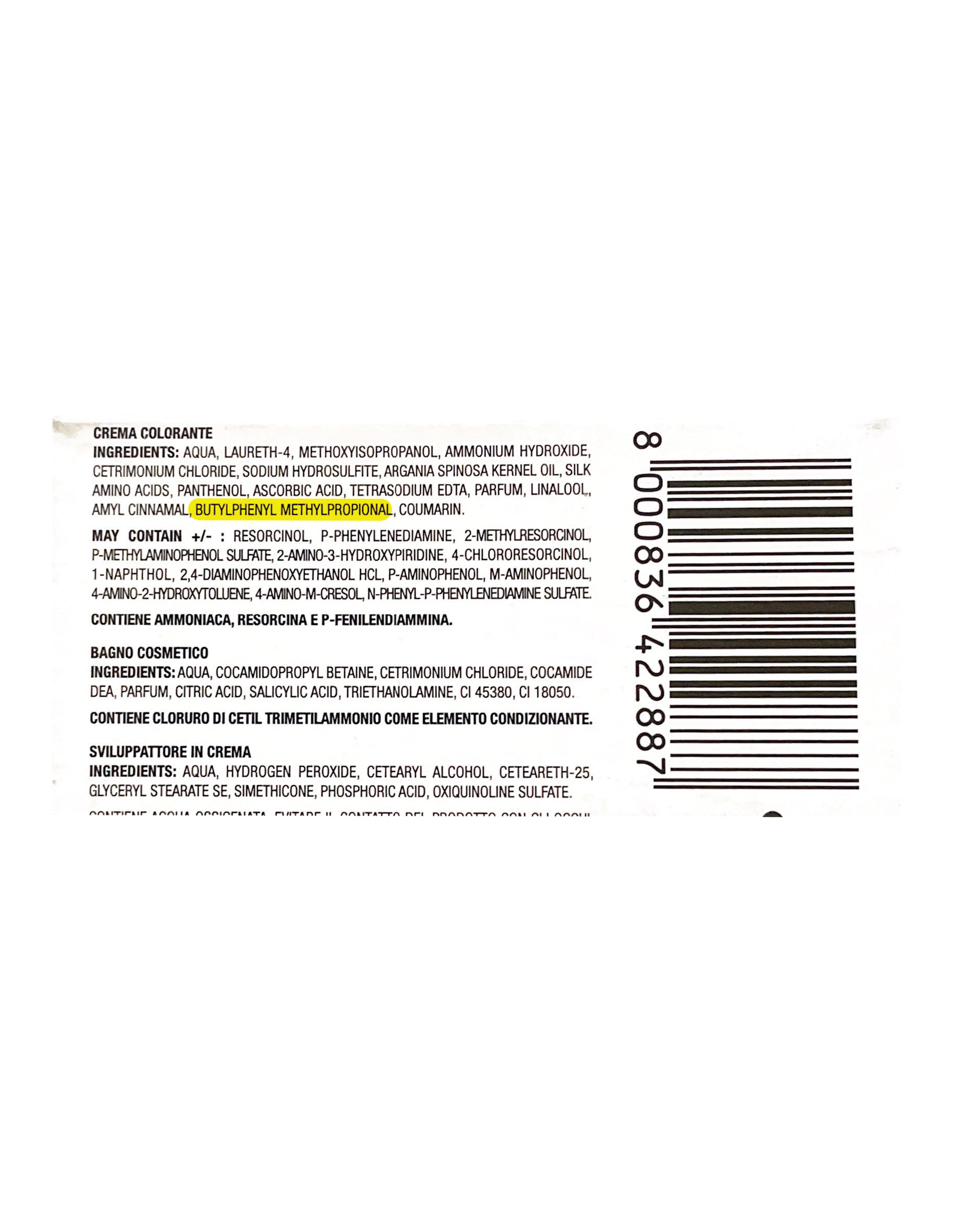 Official image of Hair dye set ; DIKSON ; POP COLOR Shampoo Colorante in Gel Balsamico published by OECD 6