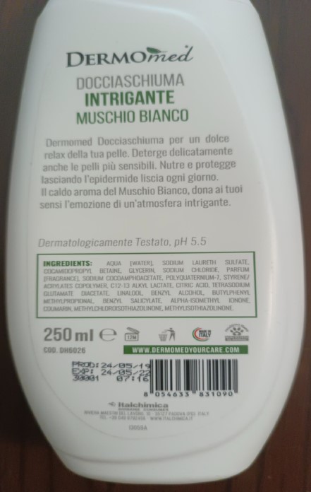 Official image of Shower foam ; Dermomed ; Doccia schiuma intrigante published by OECD 2