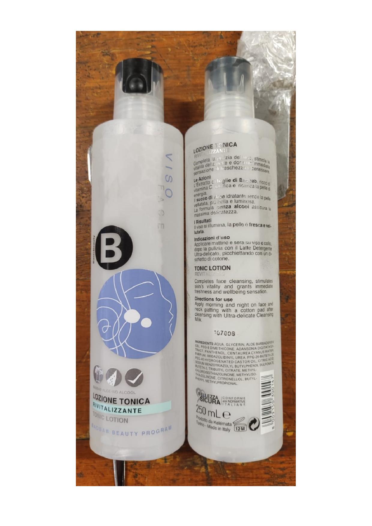 Official image of Face tonic ; B Basic Beauty ; Visio Face published by OECD