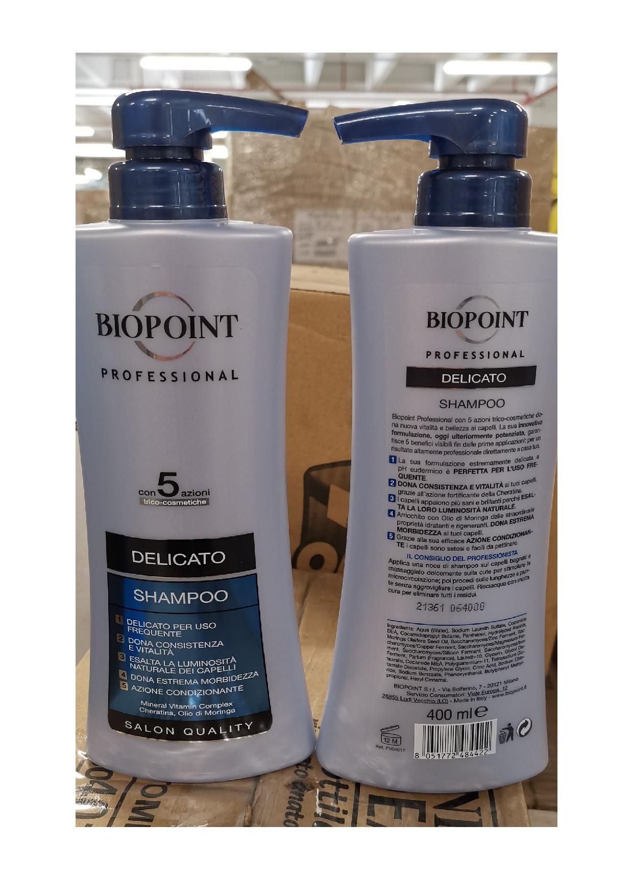 Official image of Shampoo ; Biopoint ; professional - Shampoo Delicato published by OECD