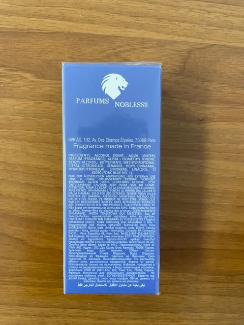 Official image of Eau de toilette ; Silver Coast ; published by OECD 2