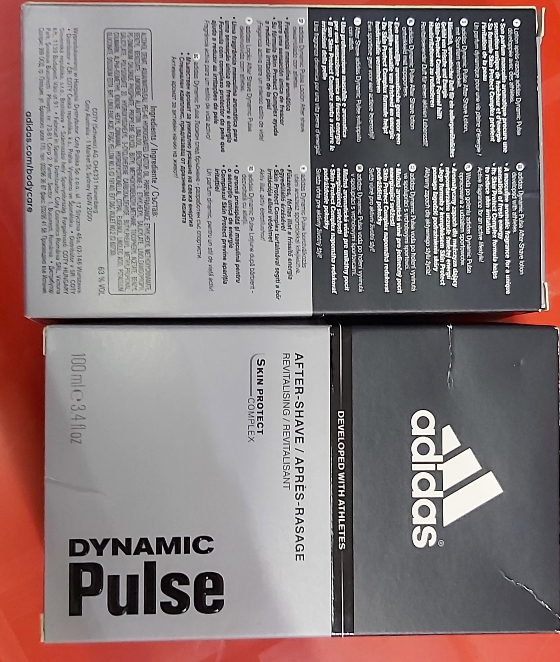 Official image of Aftershave ; Adidas ; Dynamic Pulse published by OECD 2