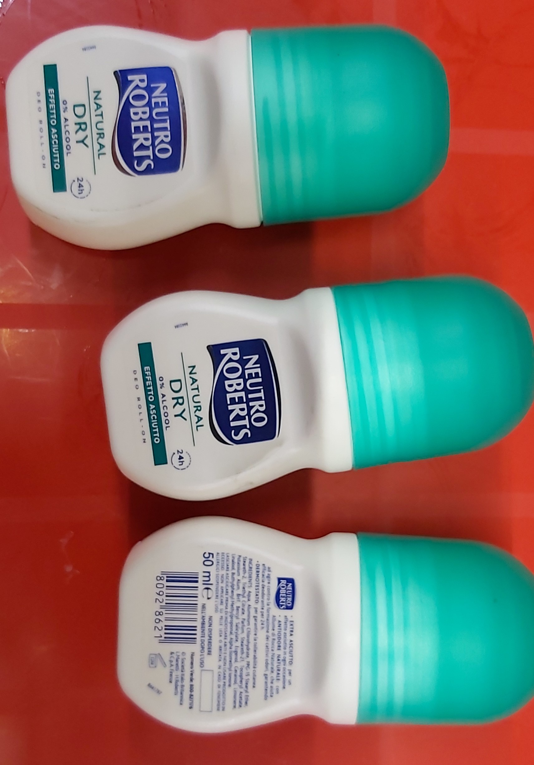 Official image of Roll-on deodorant ; Neutro Roberts ; Natural Dry published by OECD 2