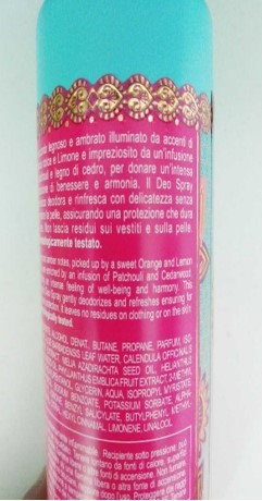 Official image of Deodorant ; Tesori d'Oriente ; Ayurveda published by OECD 2