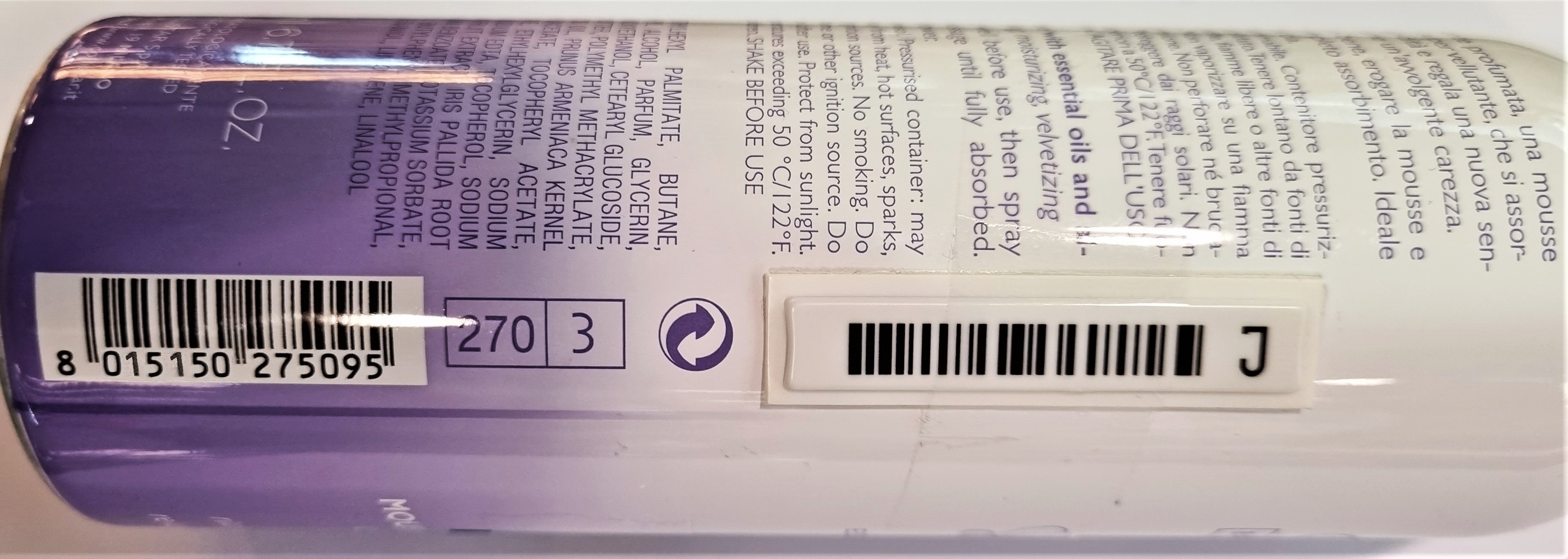 Official image of Body mousse ; Collistar ; Mousse dell'Armonia published by OECD 4