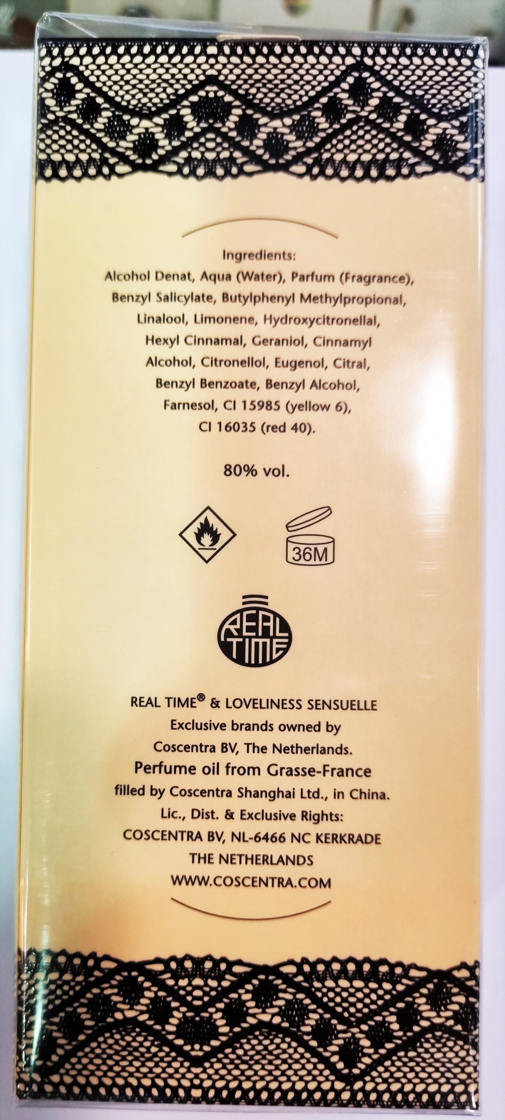 Official image of Perfume ; REAL TIME ; Loveliness Sensuelle published by OECD 2