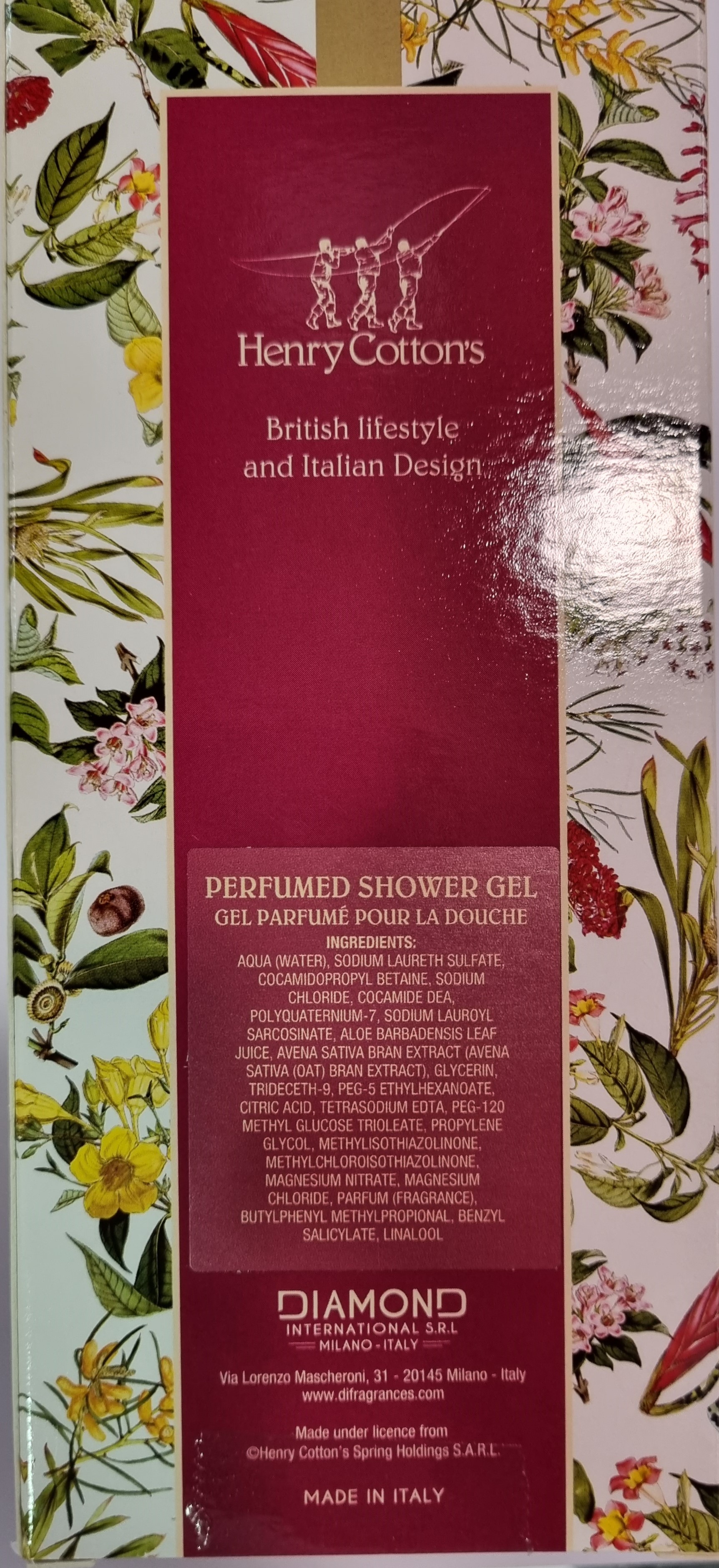 Official image of Shower gel ; Herry Cotton's ; Perfumed shower gel published by OECD 2