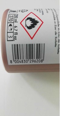 Official image of Deodorant spray ; Comin parfum ; ELY LU’ published by OECD 2
