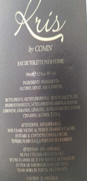 Official image of Perfume ; Comin parfum ; Kris published by OECD 3