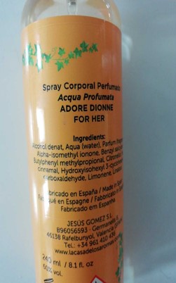 Official image of Perfume ; Laura Rossi ; ADORE DIONNE published by OECD 3
