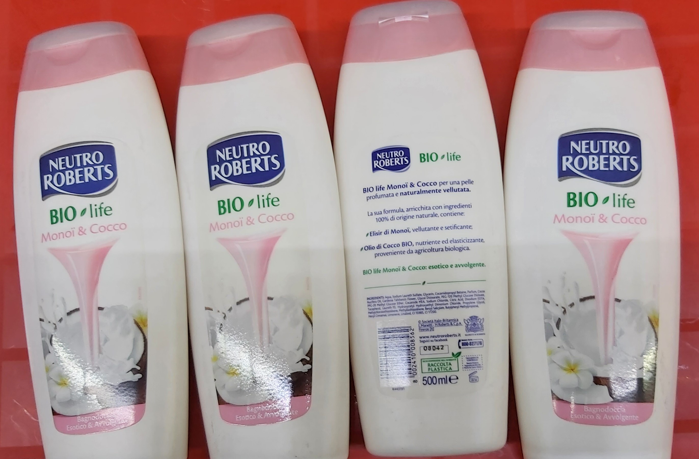 Official image of Bath foam ; Neutro Roberts ; Bio life published by OECD 2