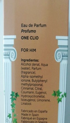 Official image of Perfume ; Laura Rossi ; One Clio published by OECD 3