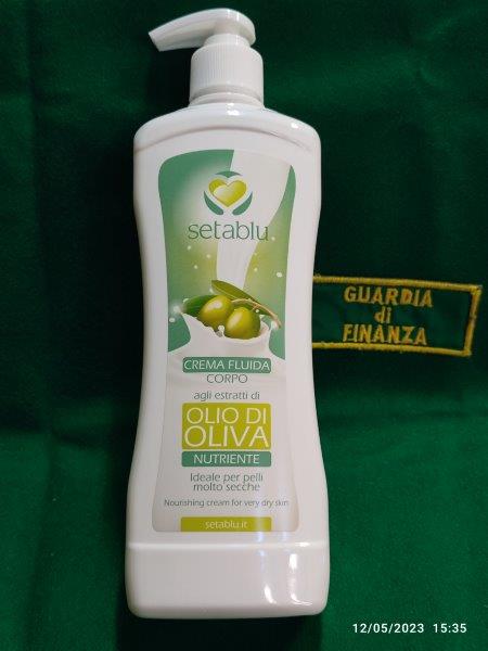 Official image of Body lotion ; Setablu ; Crema fluida corpo agli estratti di olio d'oliva published by OECD 2