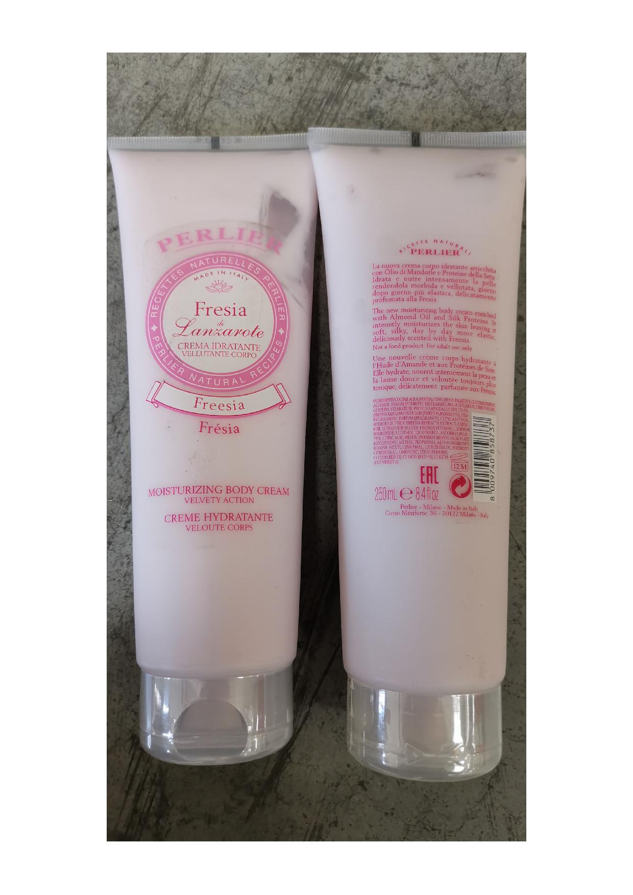 Official image of Body cream ; Perlier ; Crema corpo idratante fresia di Lanzarote published by OECD