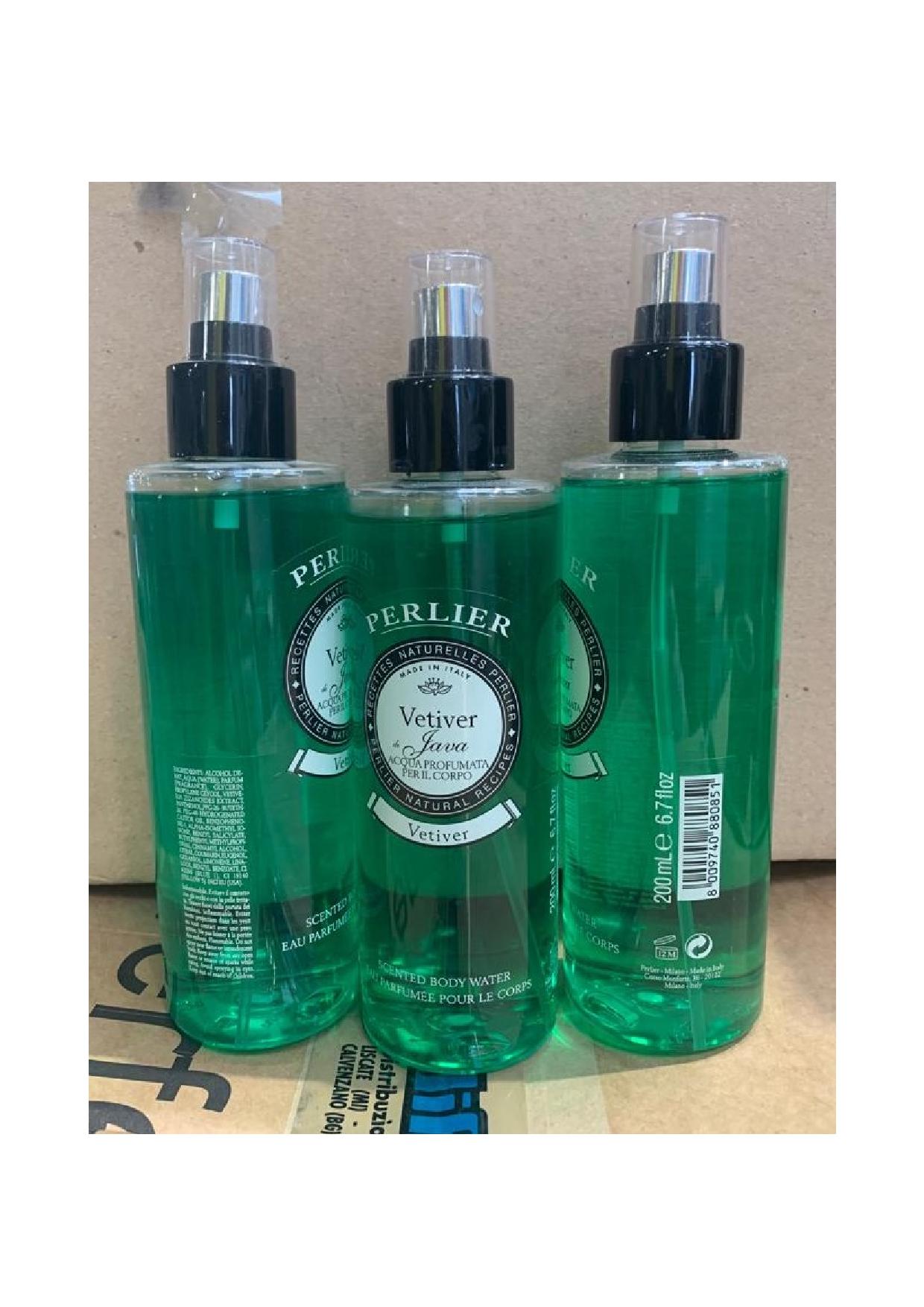 Official image of Scented body mist ; Perlier ; Acqua profumata Vetiver di Java published by OECD
