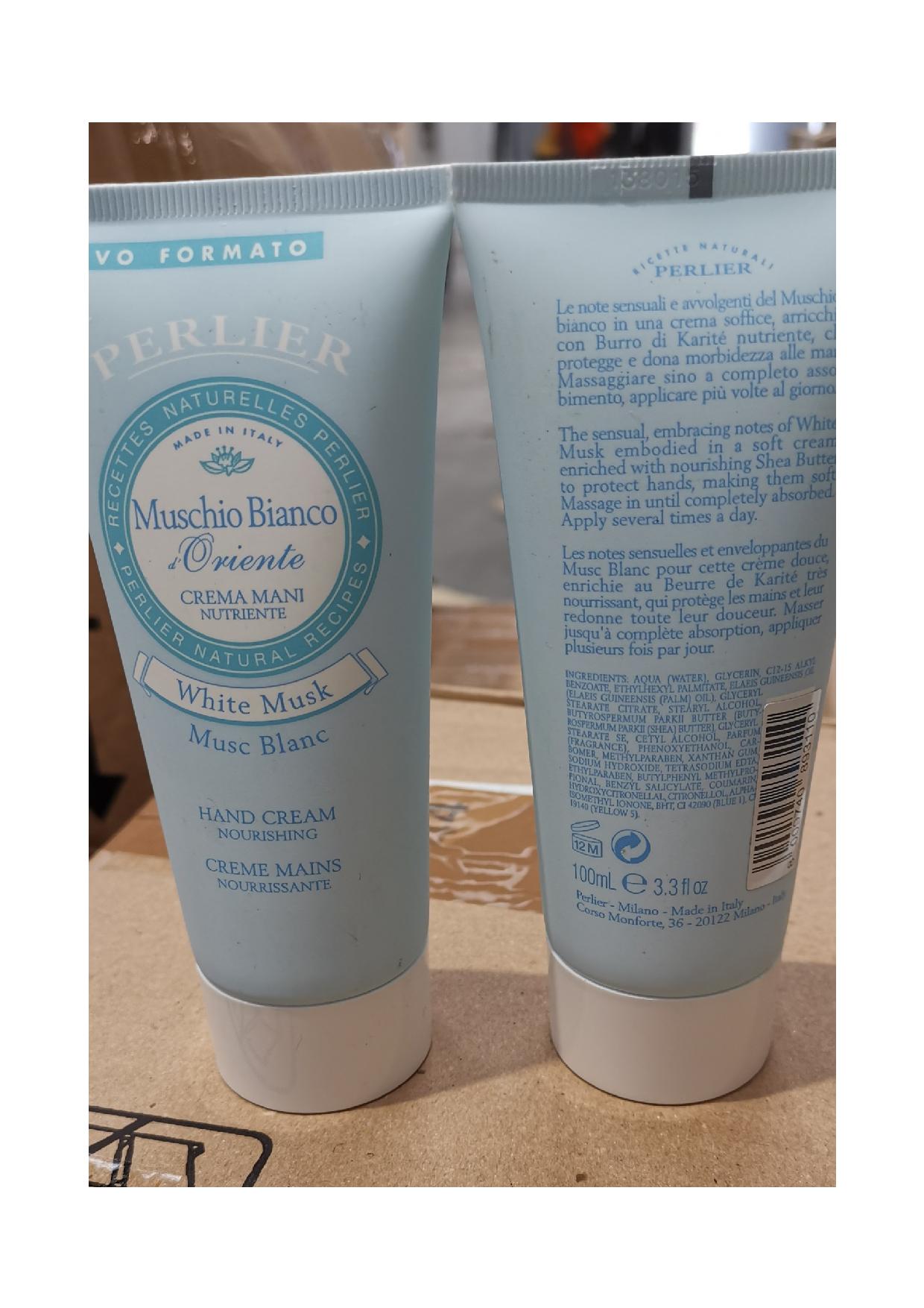 Official image of Hand cream ; Perlier ; Crema nutriente mani muschio bianco d'Oriente published by OECD