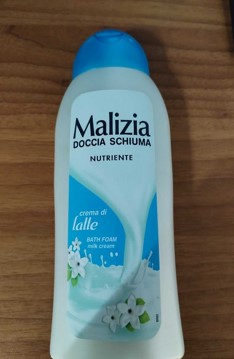 Official image of Shower foam ; Malizia ; Crema di latte nutriente published by OECD