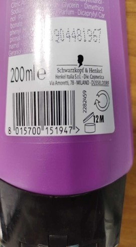 Official image of Hair conditioner ; TESTANERA ; Gliss published by OECD 2