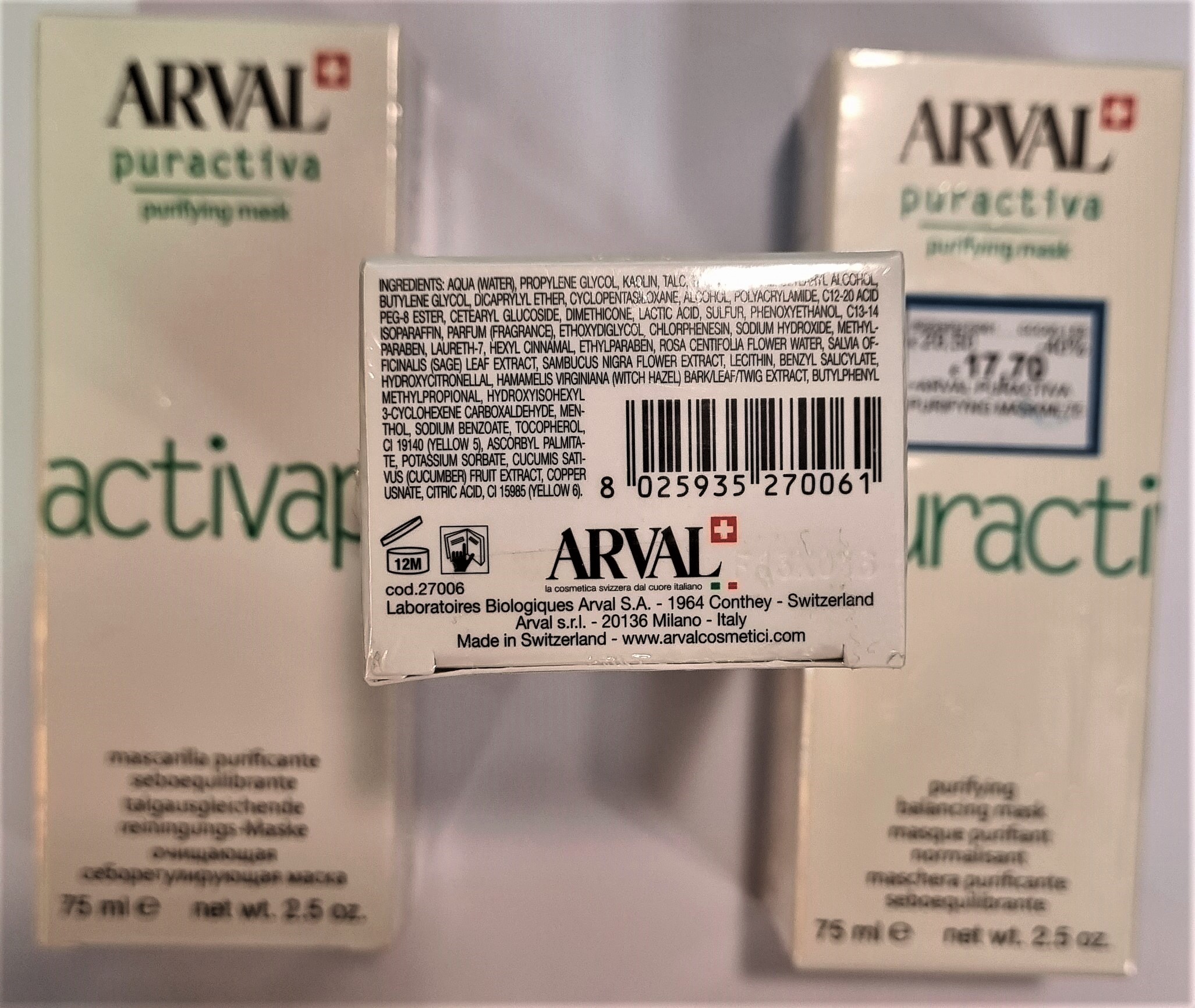 Official image of Face cream ; Arval ; Activap published by OECD
