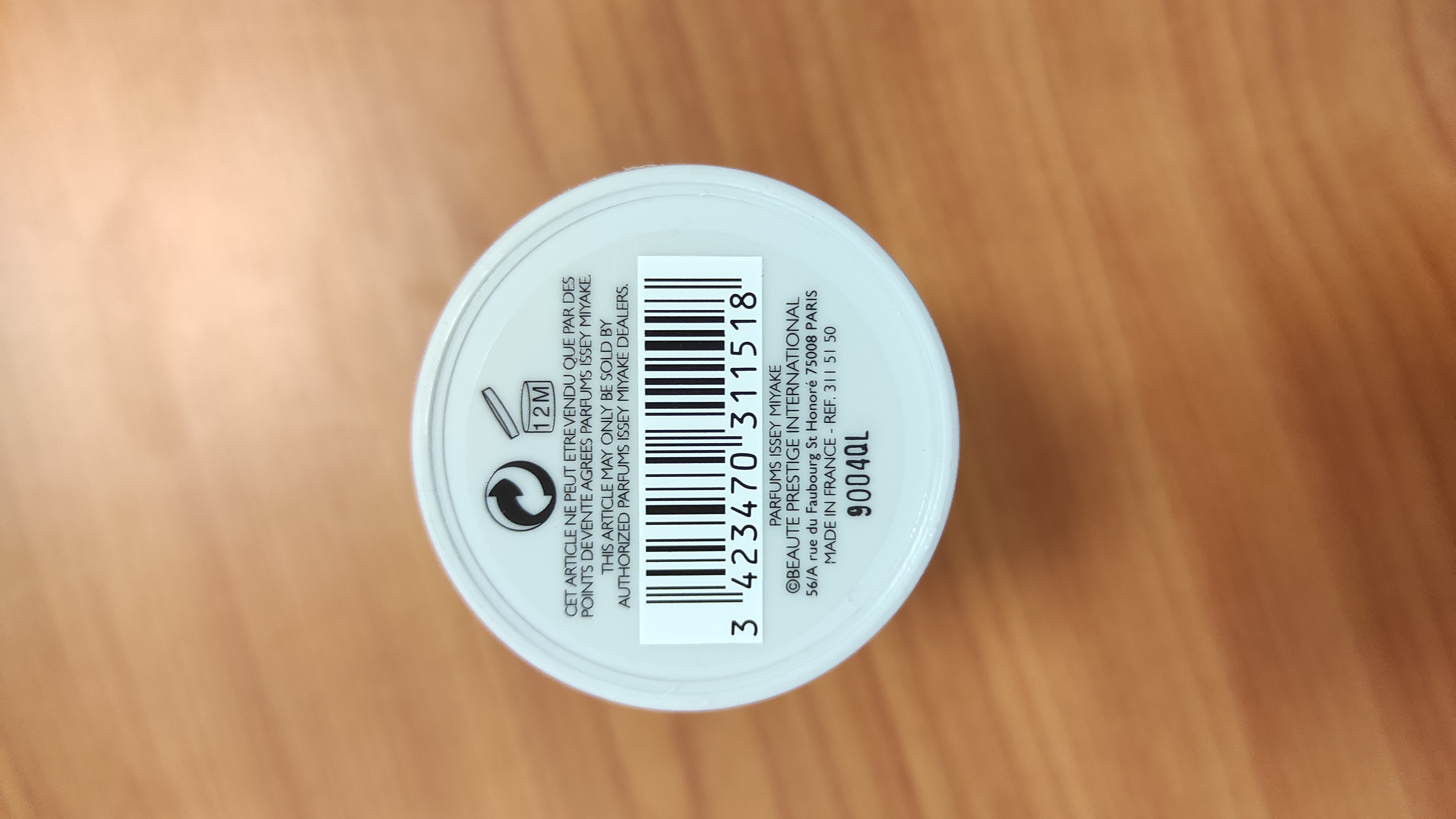 Official image of Deodorant ; ISSEY MIYAKE ; L'eau d'issey published by OECD 3