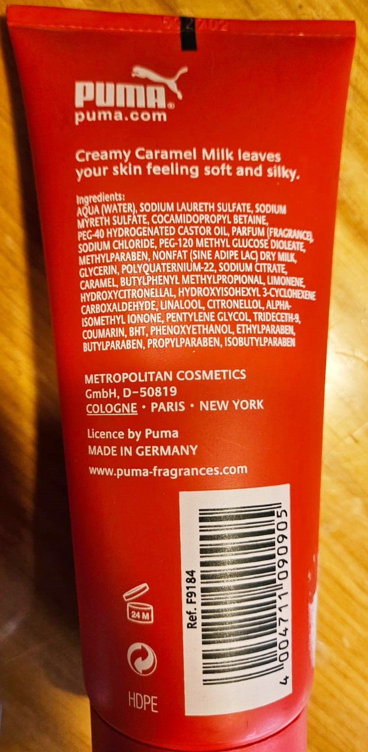 Official image of Shower gel ; PUMA ; Woman Shower Gel published by OECD