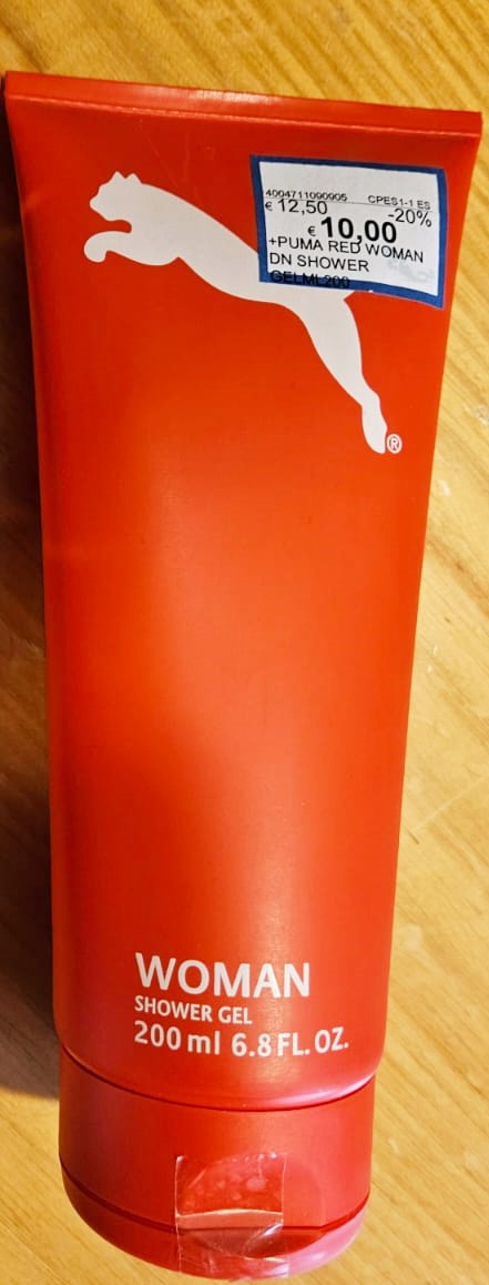 Official image of Shower gel ; PUMA ; Woman Shower Gel published by OECD 2