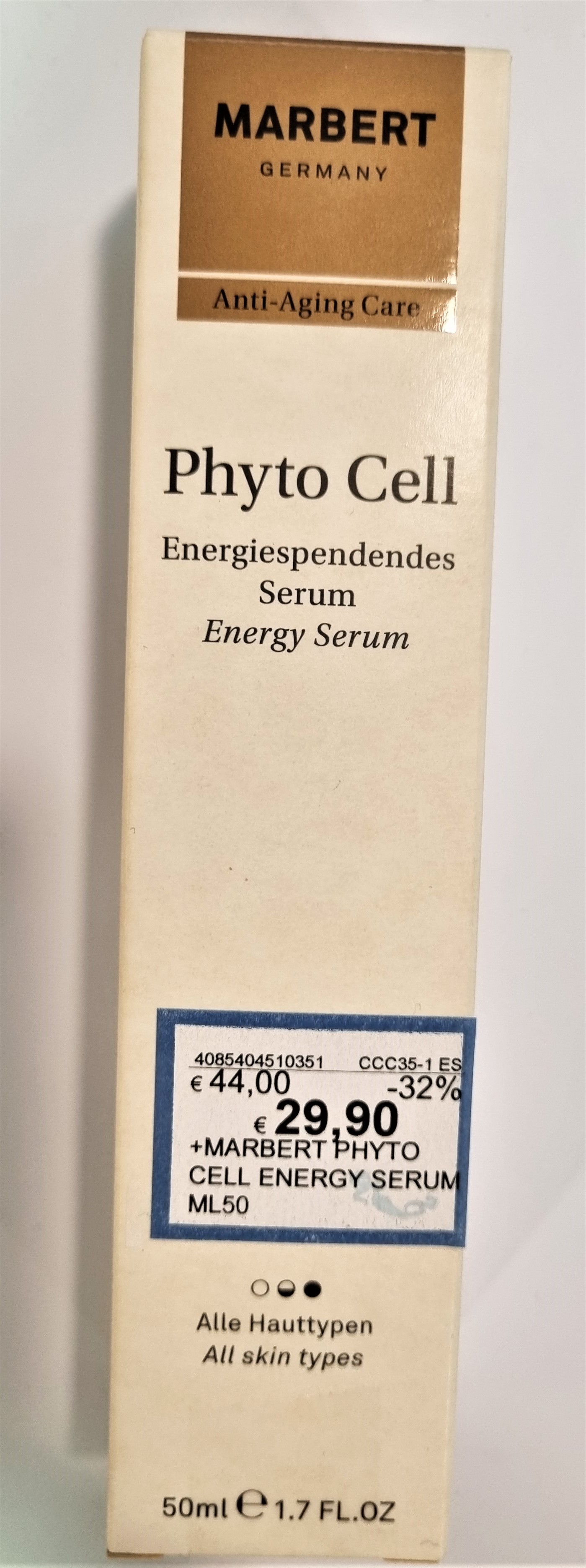 Official image of Skin serum ; Marbert ; Phyto Cell published by OECD