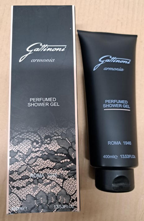 Official image of Shower gel ; Gattinoni ; Armonia published by OECD 4