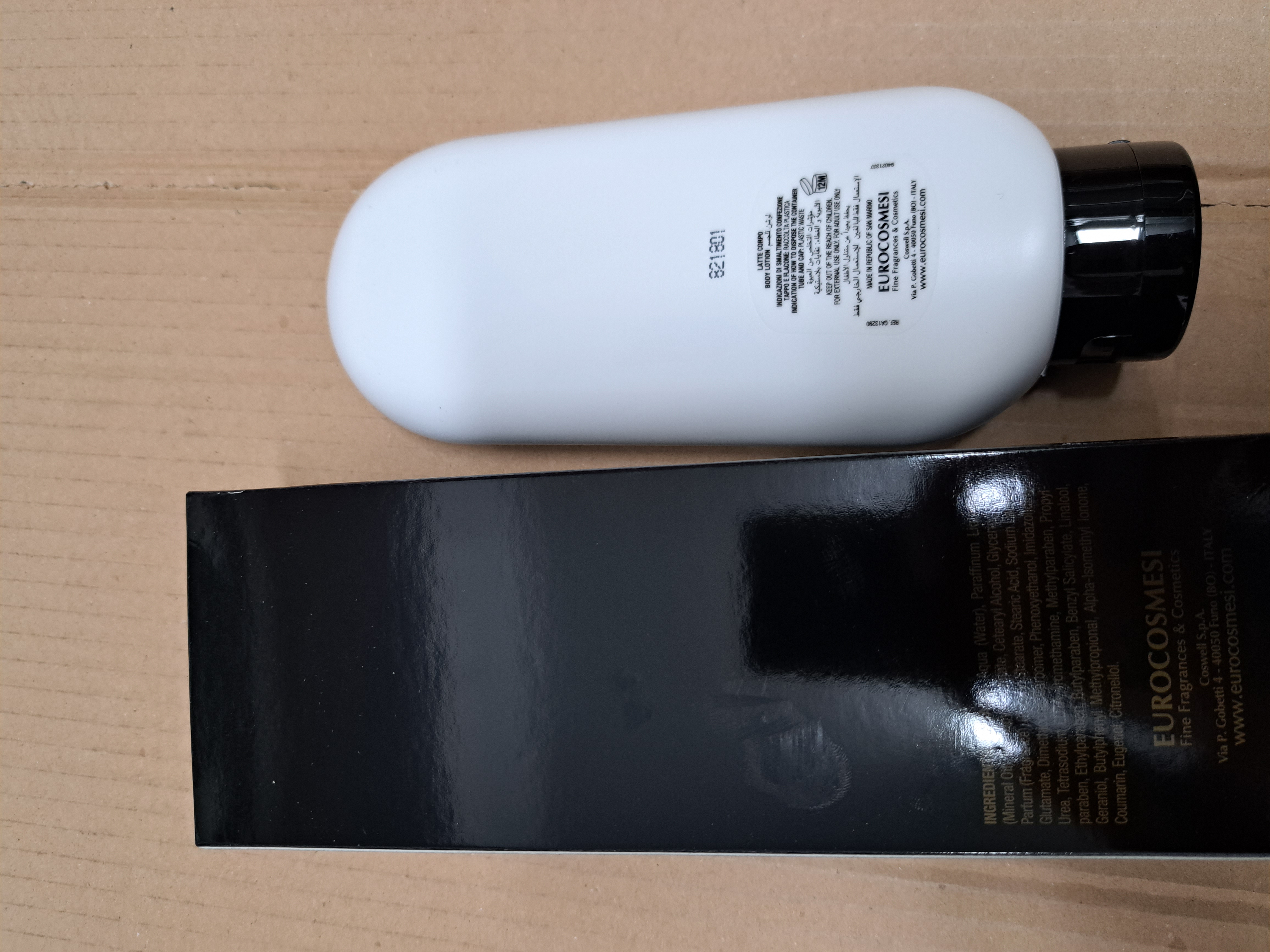 Official image of Body milk ; Eurocosmesi ; Genny published by OECD