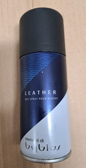 Official image of Deodorant ; Byblos ; Leather deo spray pour homme published by OECD 4