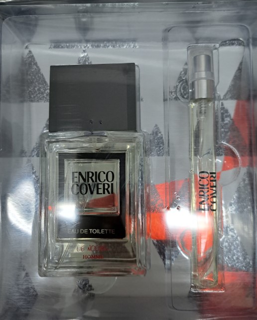 Official image of Eau de toilette set ; Enrico Coveri ; Le Nouvel homme published by OECD