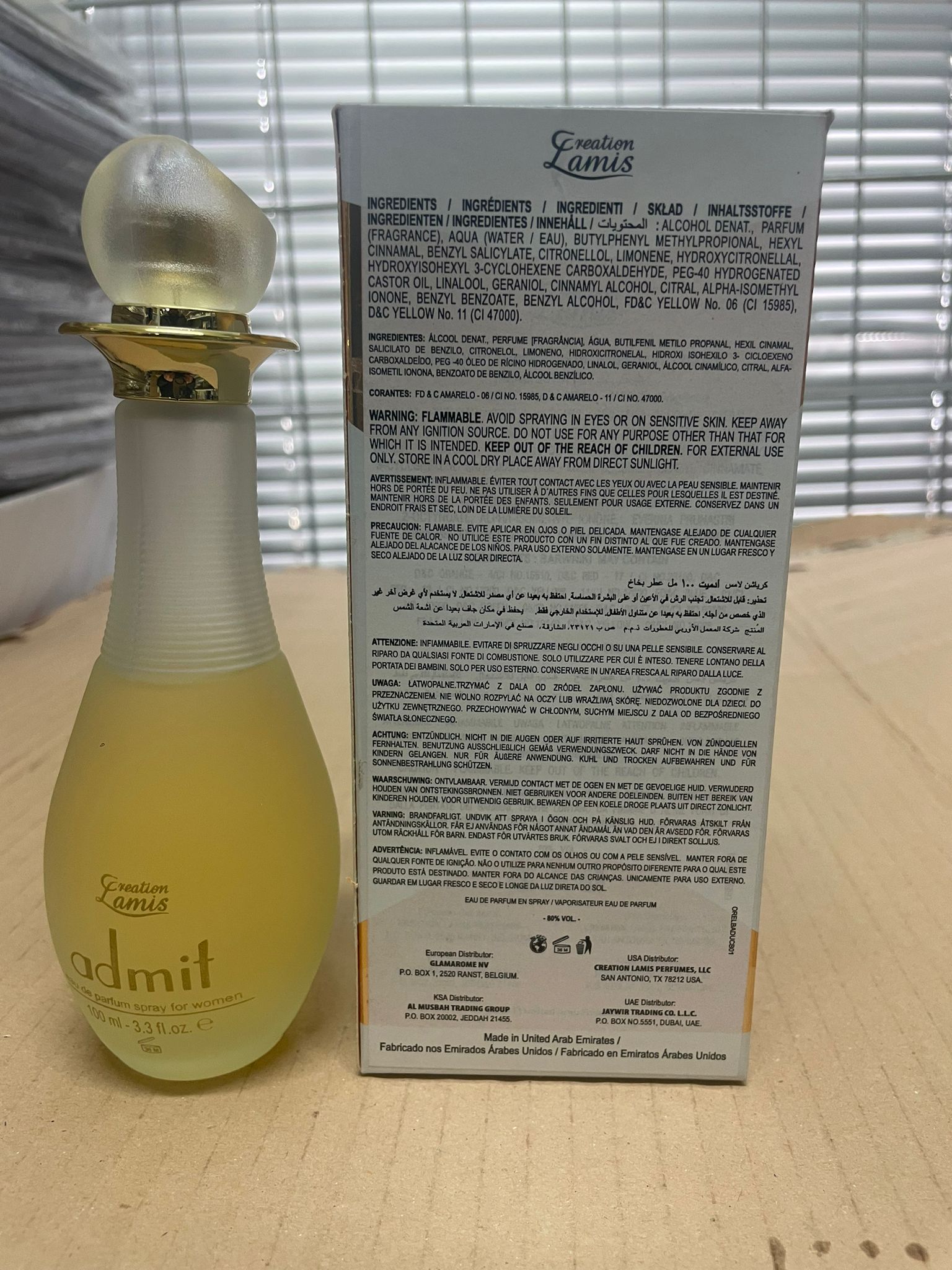 Official image of Perfume ; Creation lamis ; Admit published by OECD 3