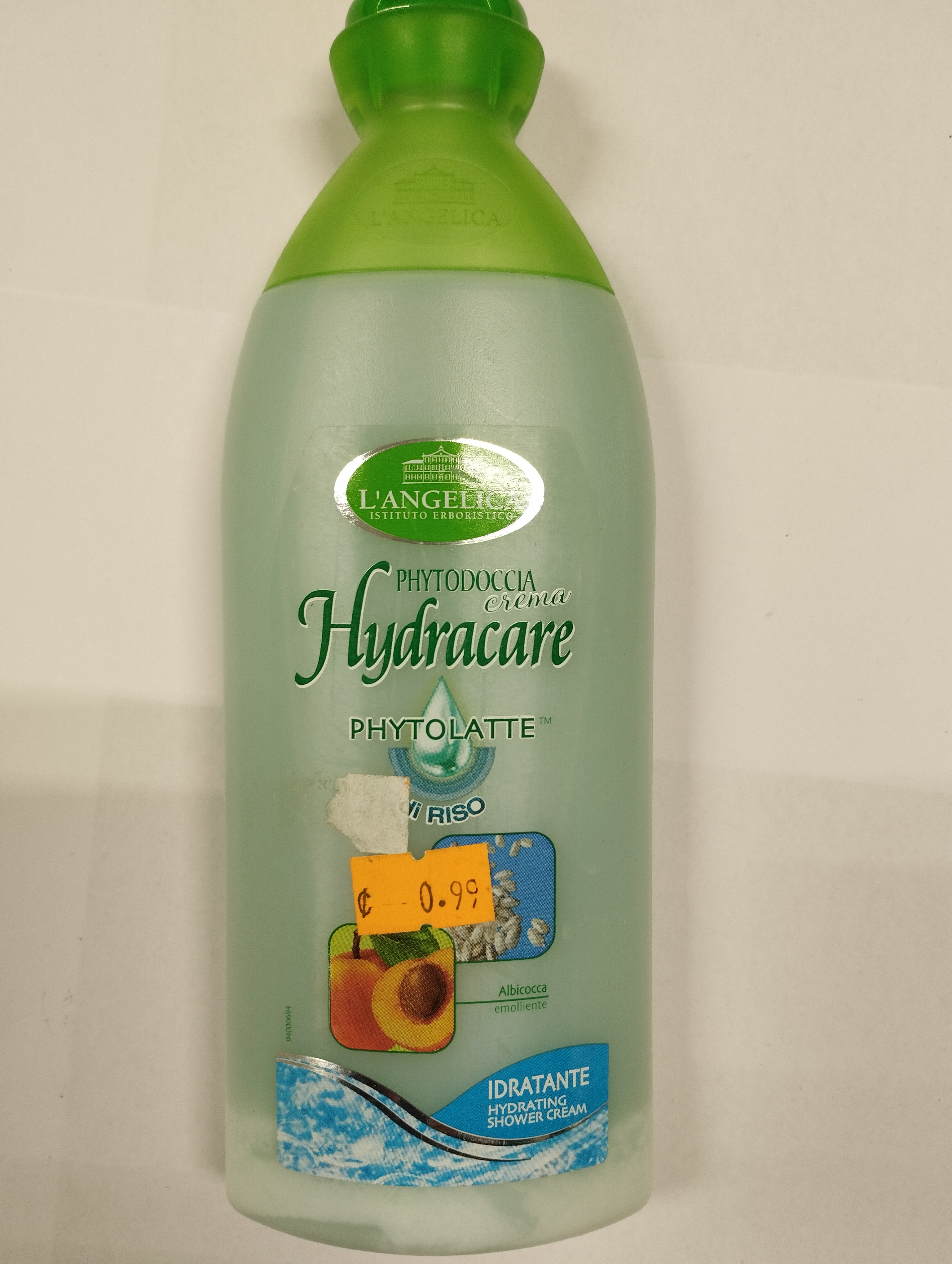 Official image of Shower cream ; L'angelica ; Hydracare published by OECD 4