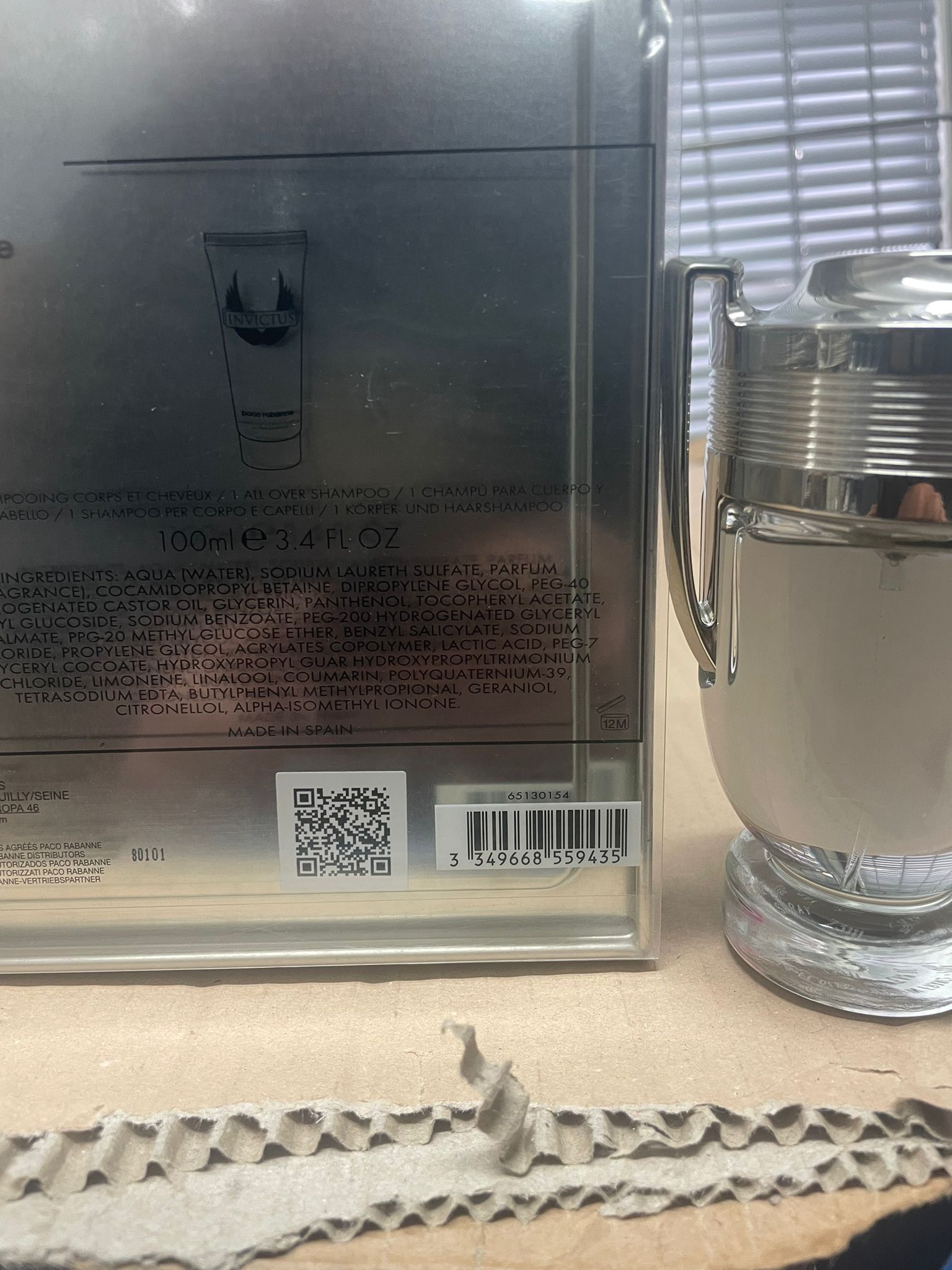Official image of Cosmetic set ; Paco Rabanne ; Invictus published by OECD 3