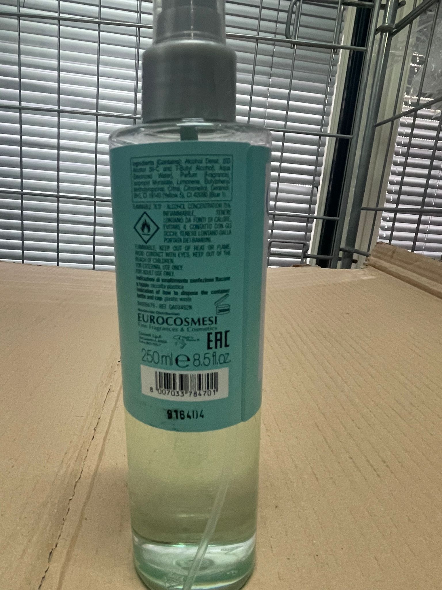 Official image of Scented body water ; Elementi di Byblos ; Mare published by OECD