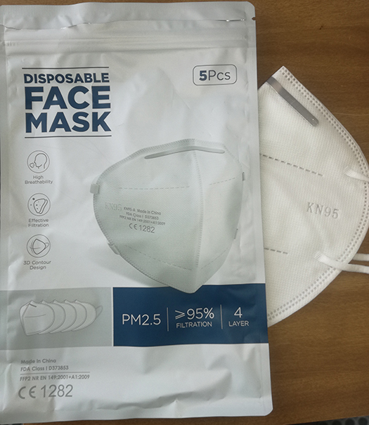 Official image of Particle filter mask ; Unknown ; Disposable FACE MASK published by OECD 3