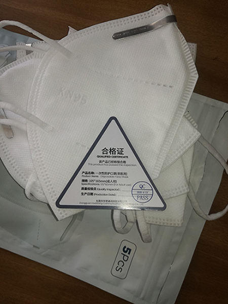 Official image of Particle filter mask ; Unknown ; Disposable FACE MASK published by OECD 4