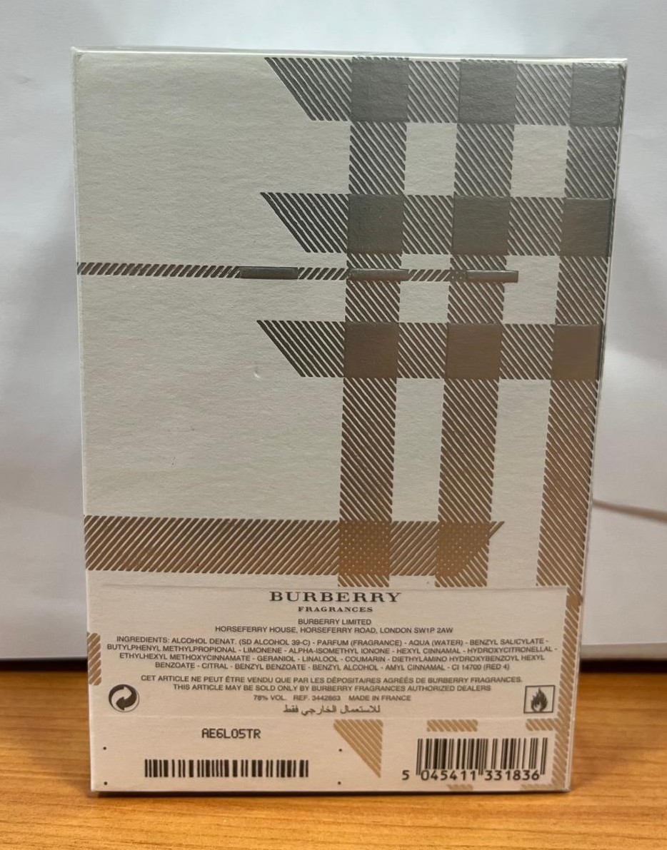 Official image of Perfume ; Burberry ; The Beat published by OECD 2