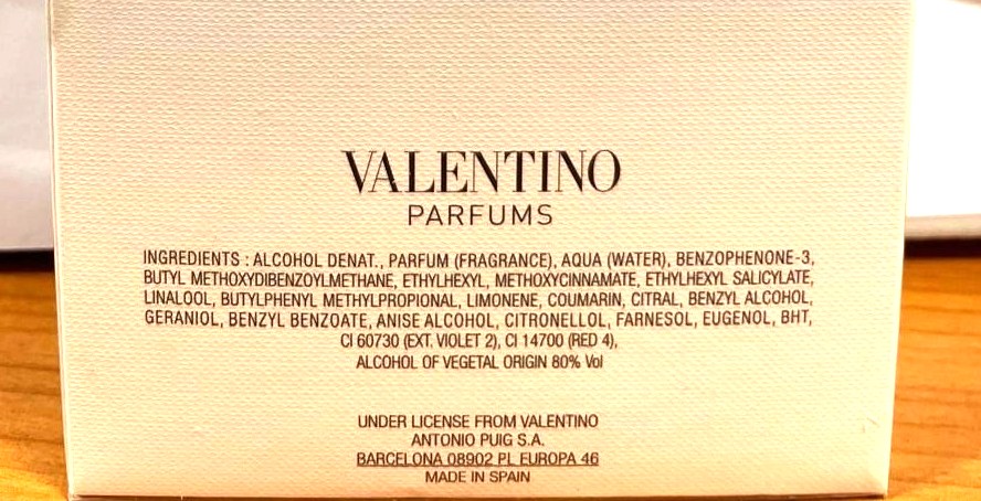 Official image of Perfume ; Valentino ; Valentina published by OECD 4