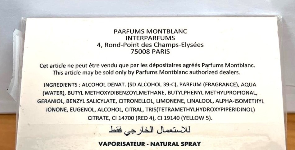 Official image of Perfume ; Mont Blanc ; Lady Emblem published by OECD 3