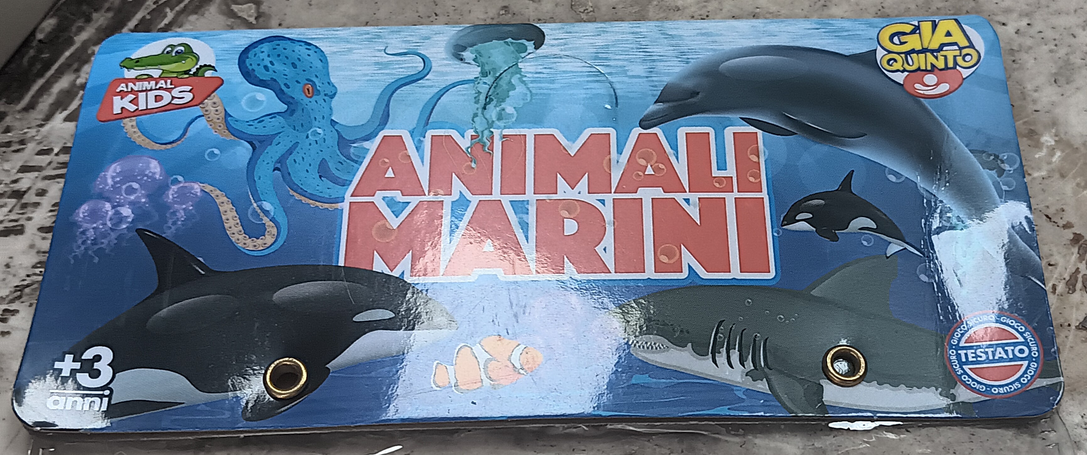 Official image of Plastic toy ; Già Quinto ; Animali marini published by OECD 2