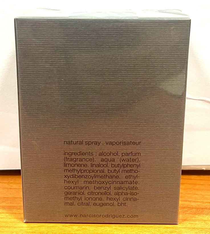 Official image of Eau de toilette ; Narciso Rodriguez ; For Him published by OECD 2