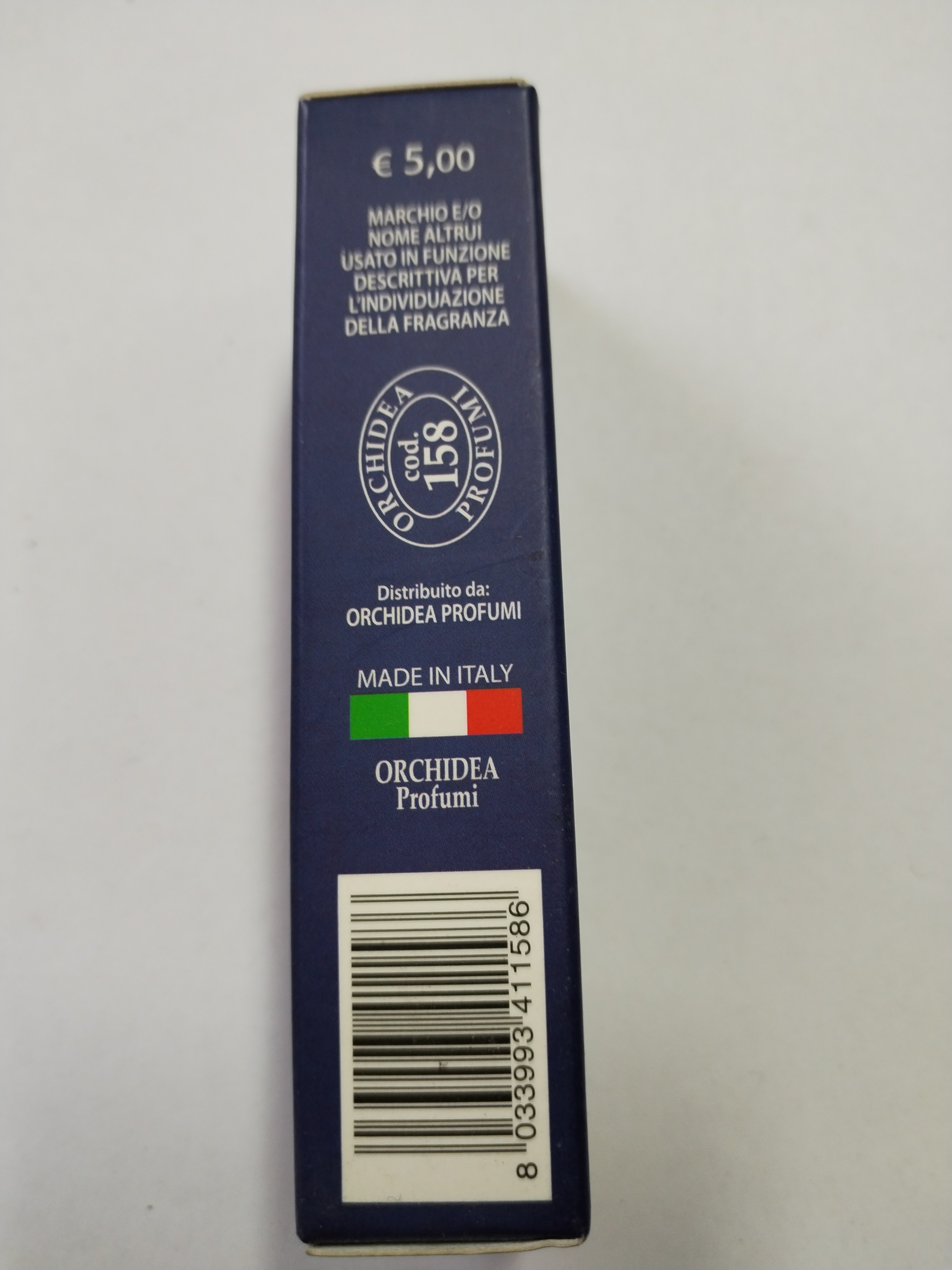 Official image of Eau de toilette ; Orchidea Profumi ; Dilan Blu published by OECD 3
