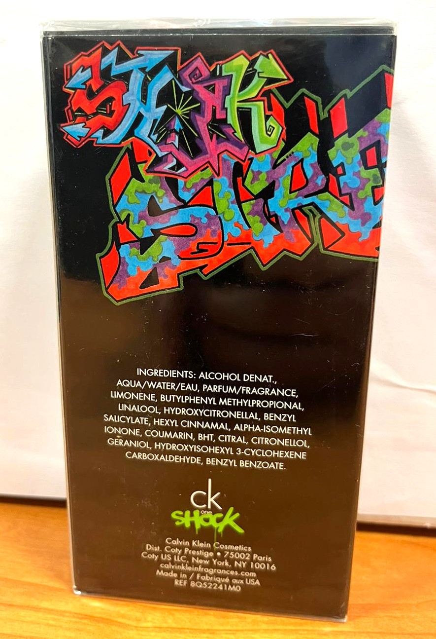 Official image of Eau de toilette ; Calvin Klein ; CK One Shock - Street Edition published by OECD 2