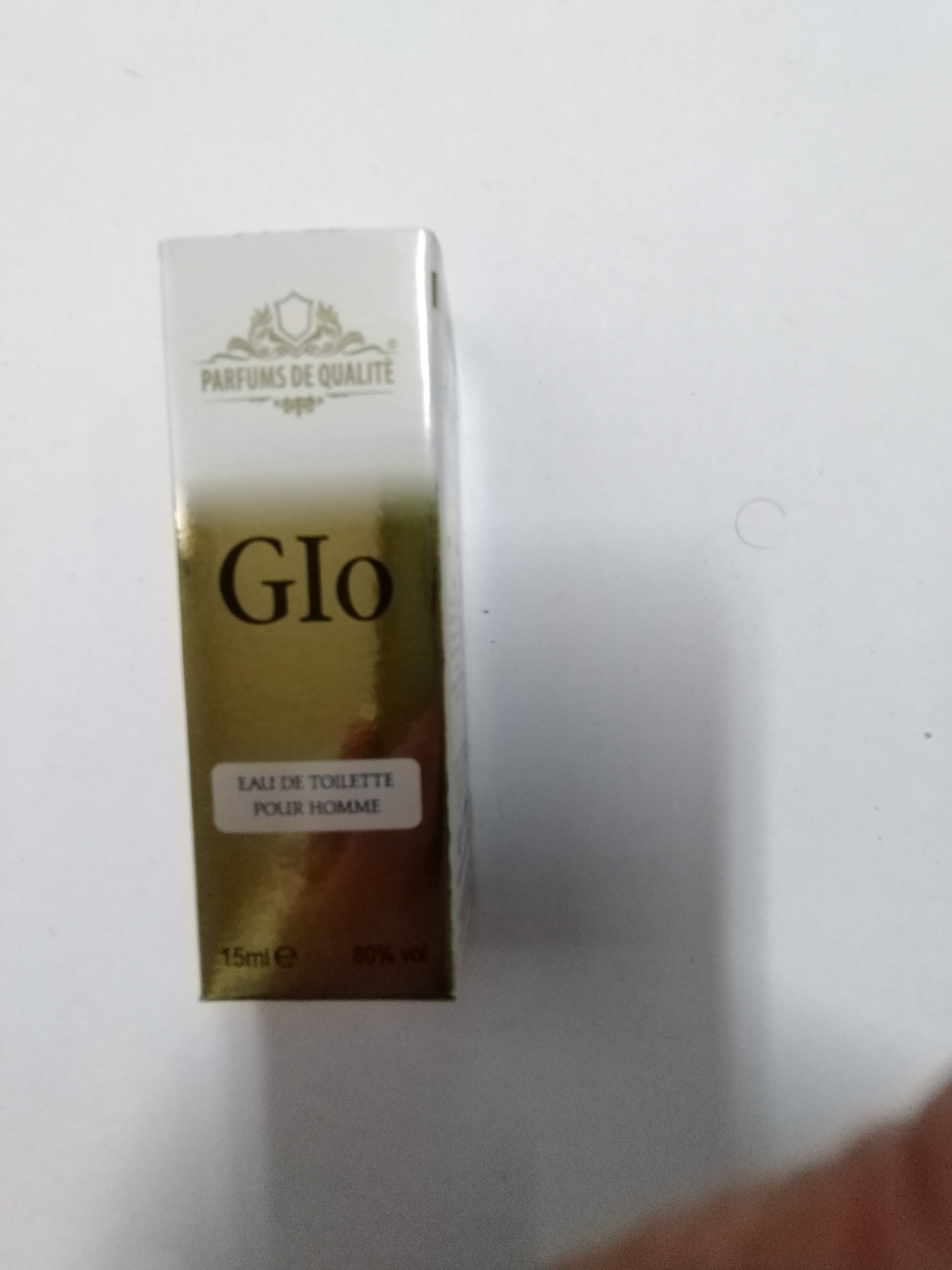 Official image of Eau de toilette ; PARFUMS DE QUALITE' ; Gio published by OECD 3