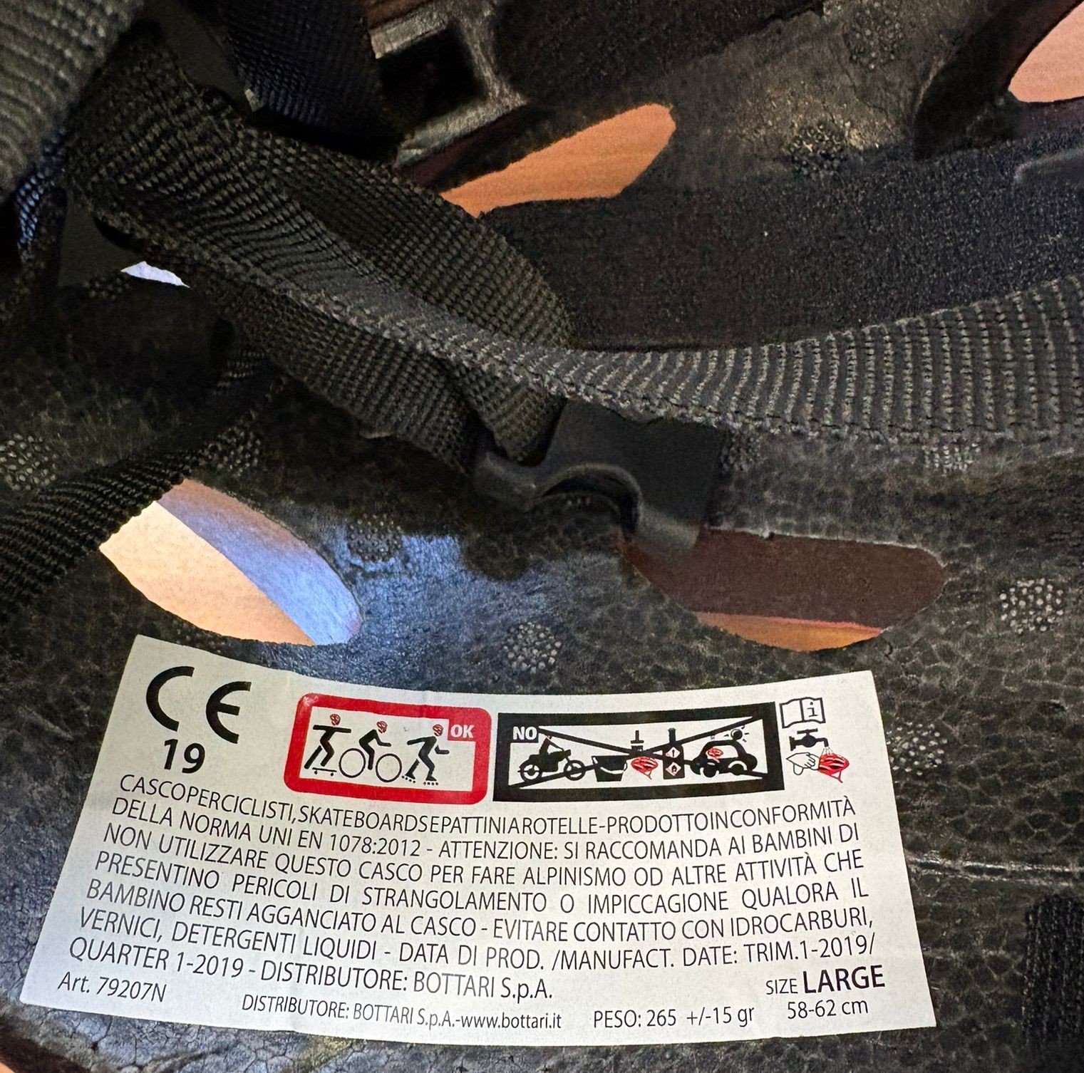 Official image of Bicycle helmet ; Bottari ; Spa published by OECD 6