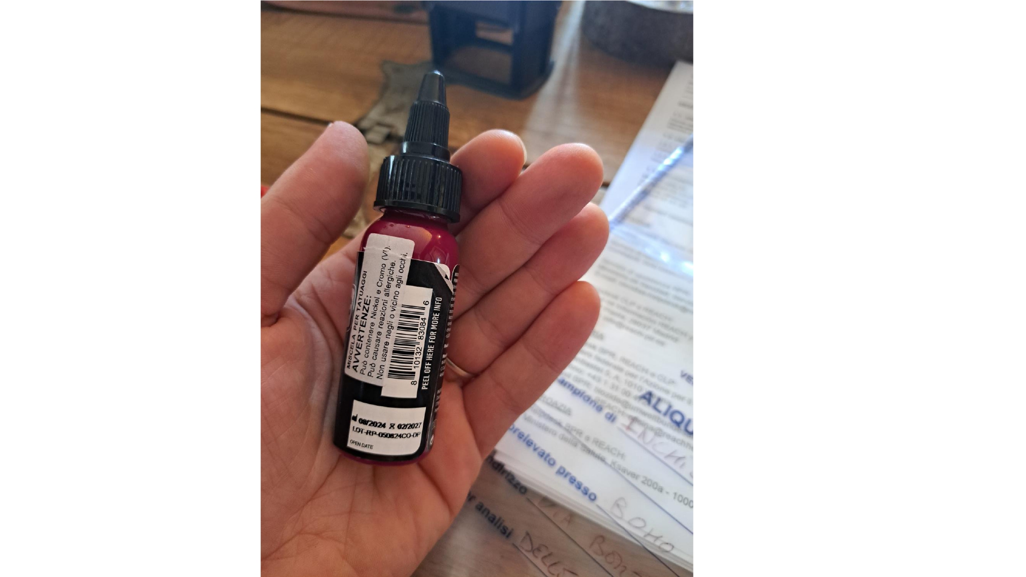 Official image of Tattoo ink ; Unknown ; RUBY PORT published by OECD 3