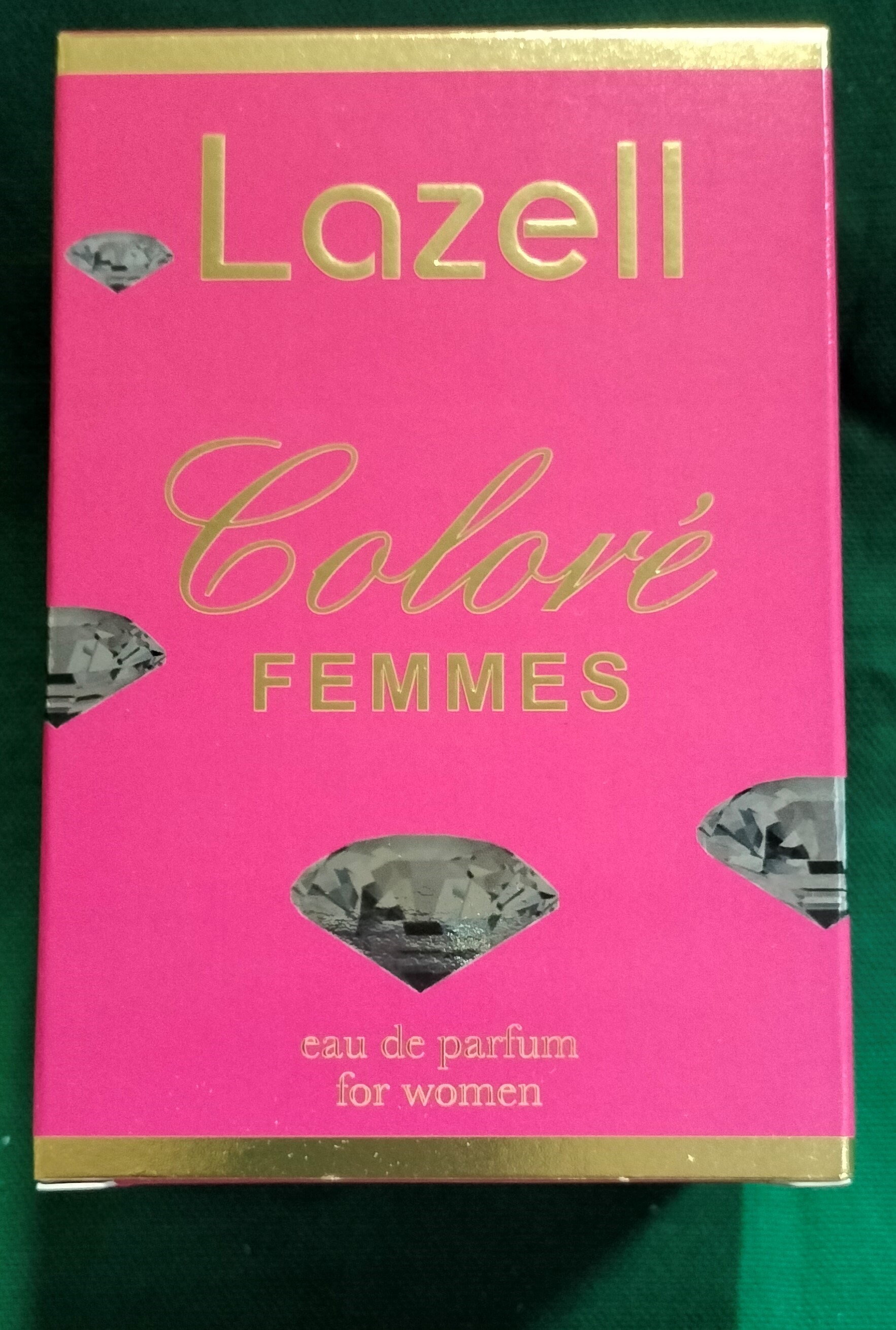 Official image of Perfume ; LAZELL® parfums ; Colorè Femmes published by OECD