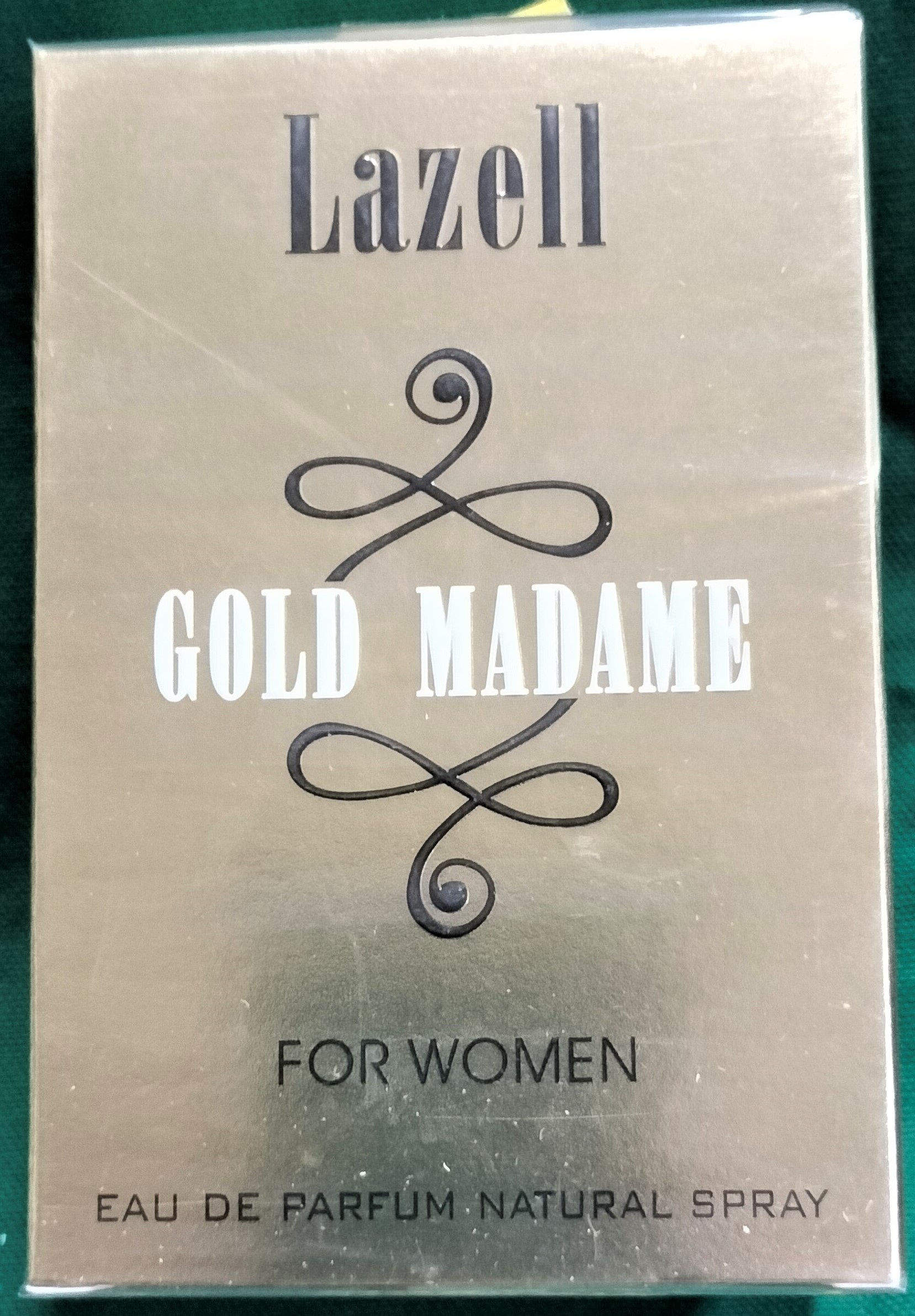 Official image of Perfume ; LAZELL® parfums ; Gold Madame published by OECD 2