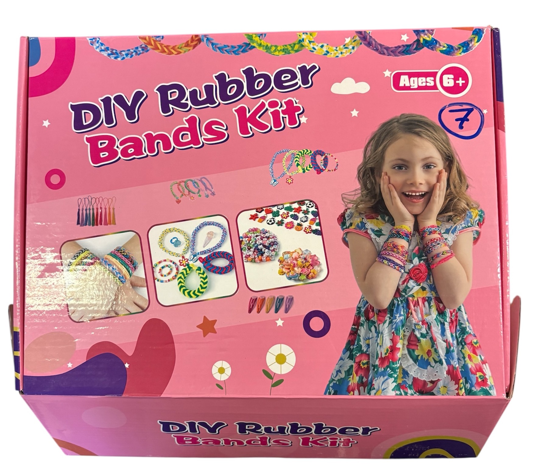 Official image of Craft kit ; SAUNDAYMOT 18000+ ; DIY Rubber Band Kit - Loom Bands published by OECD